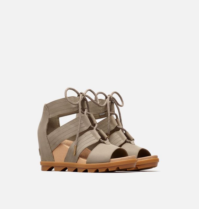 Sandalias Sorel Mujer - Joanie™ Ii Lace Wedge Verde Oliva - 20736-VREA